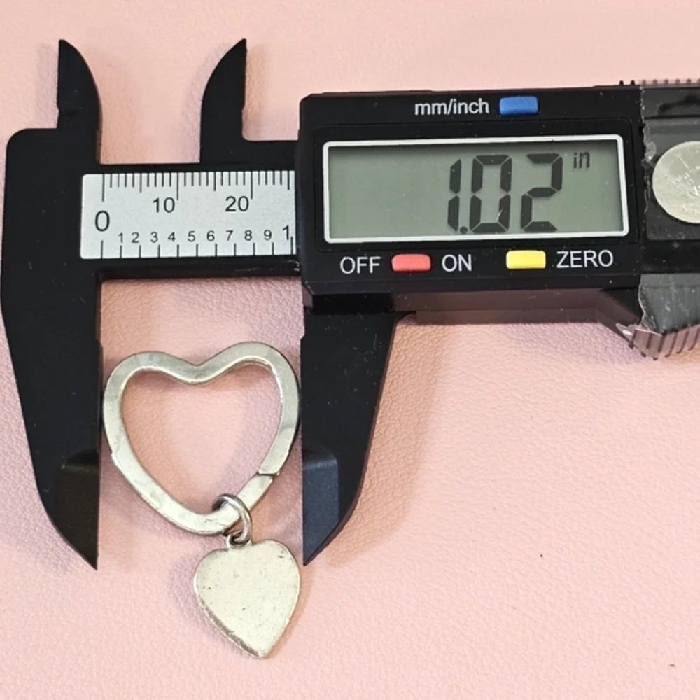 💖 Tiffany & Co. Sterling Silver 925 Heart Key Ring & Vintage Heart Charm 💖